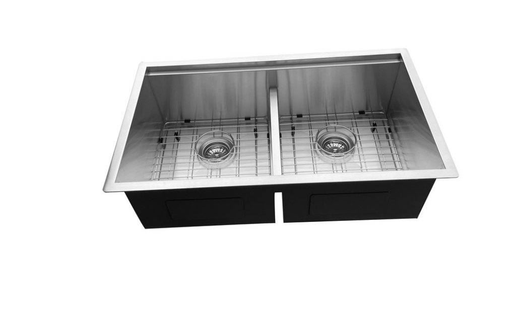 3219D Undermount Double Bowl Stainless Steel Workstation Sink For Kitchen