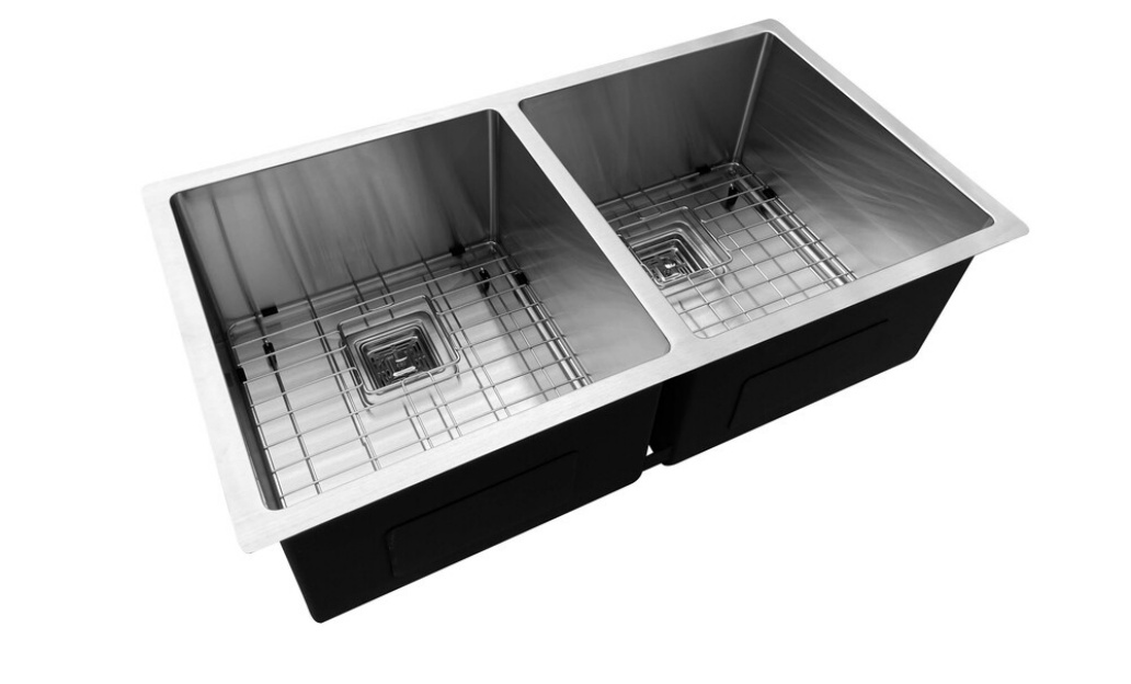 HU3318H Undermount Double Bowl Stainless Steel Sink For Kitchen