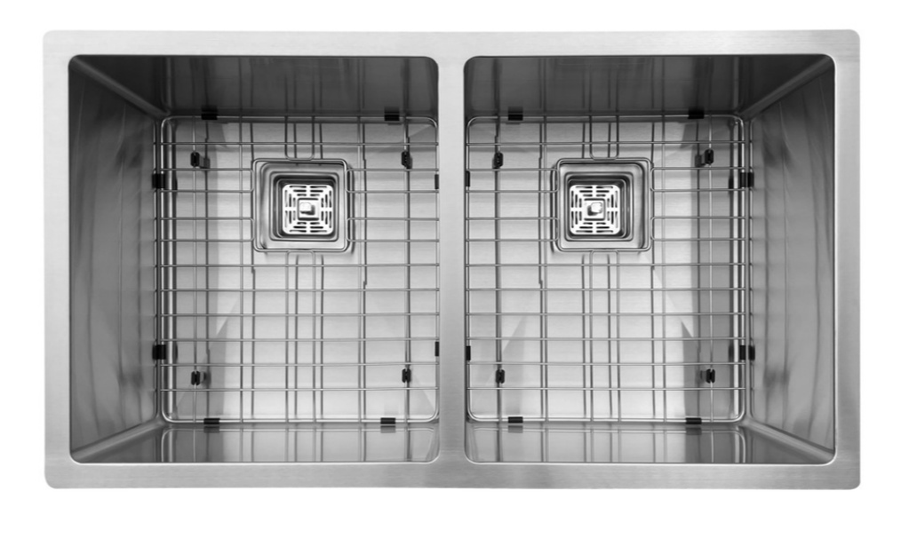 HU3318H Undermount Double Bowl Stainless Steel Sink For Kitchen