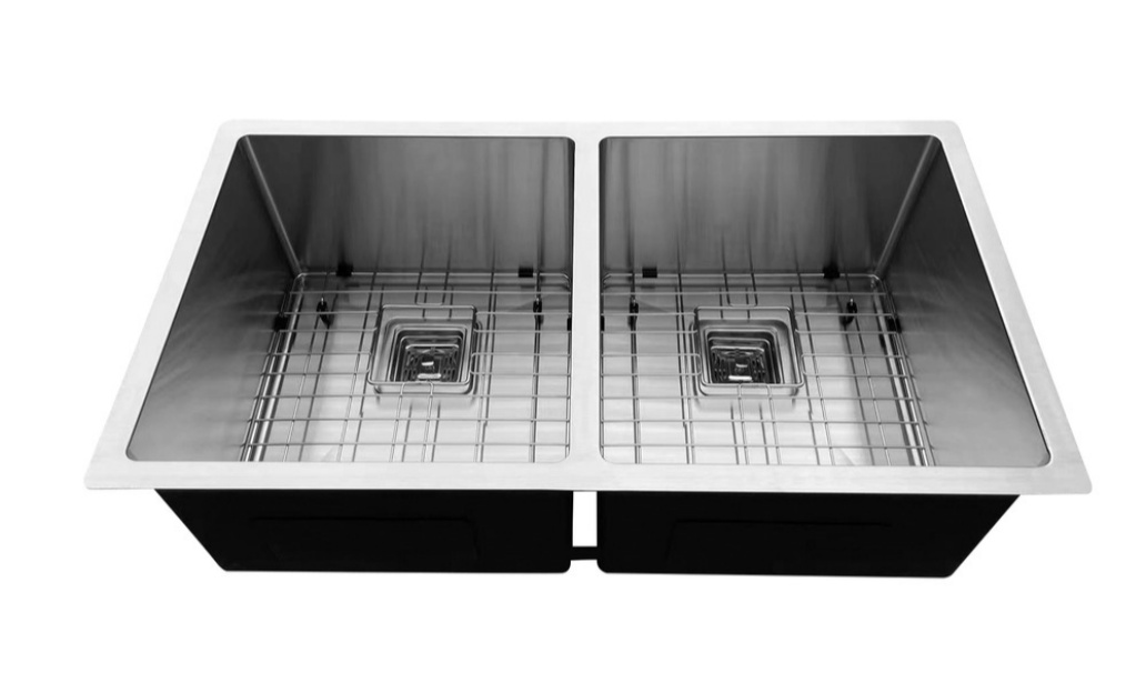 HU3318H Undermount Double Bowl Stainless Steel Sink For Kitchen