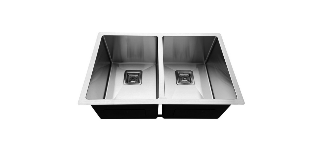 HU2818H Undermount Double Bowl Stainless Steel Sink For Kitchen
