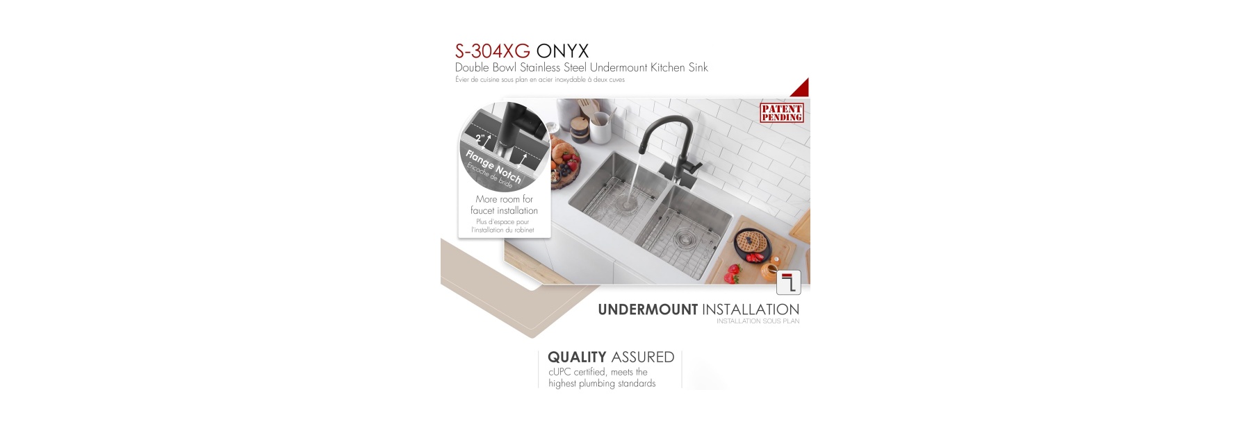 HU3118H Undermount Double Bowl Stainless Steel Sink For Kitchen