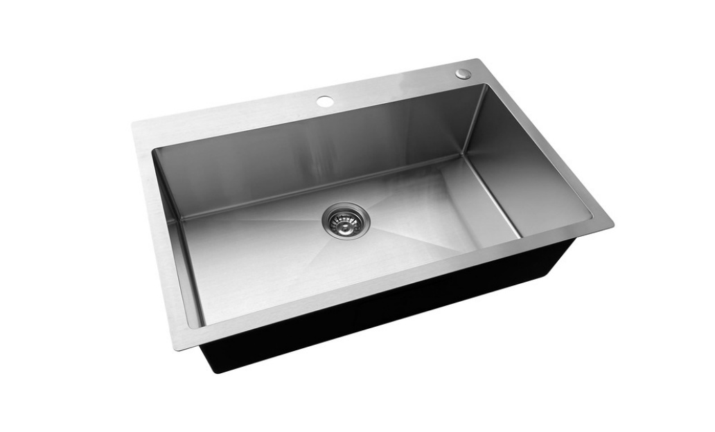 HT3322S Topmount Single Bowl Stainless Steel Sink For Kitchen