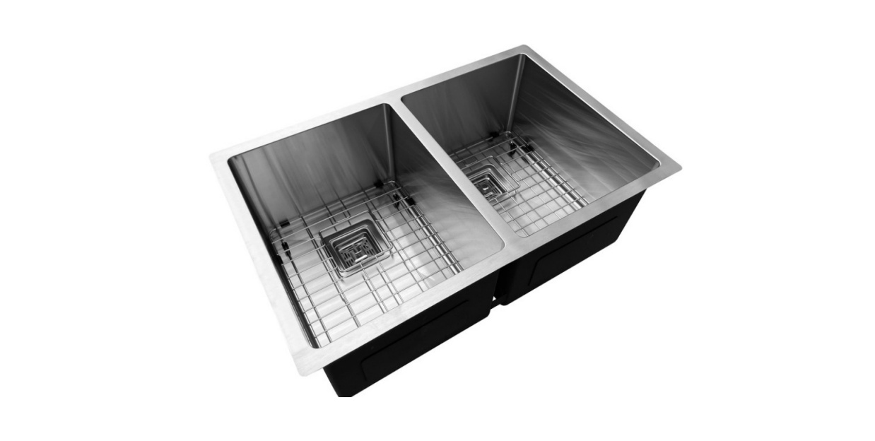 HU2818H Undermount Double Bowl Stainless Steel Sink For Kitchen