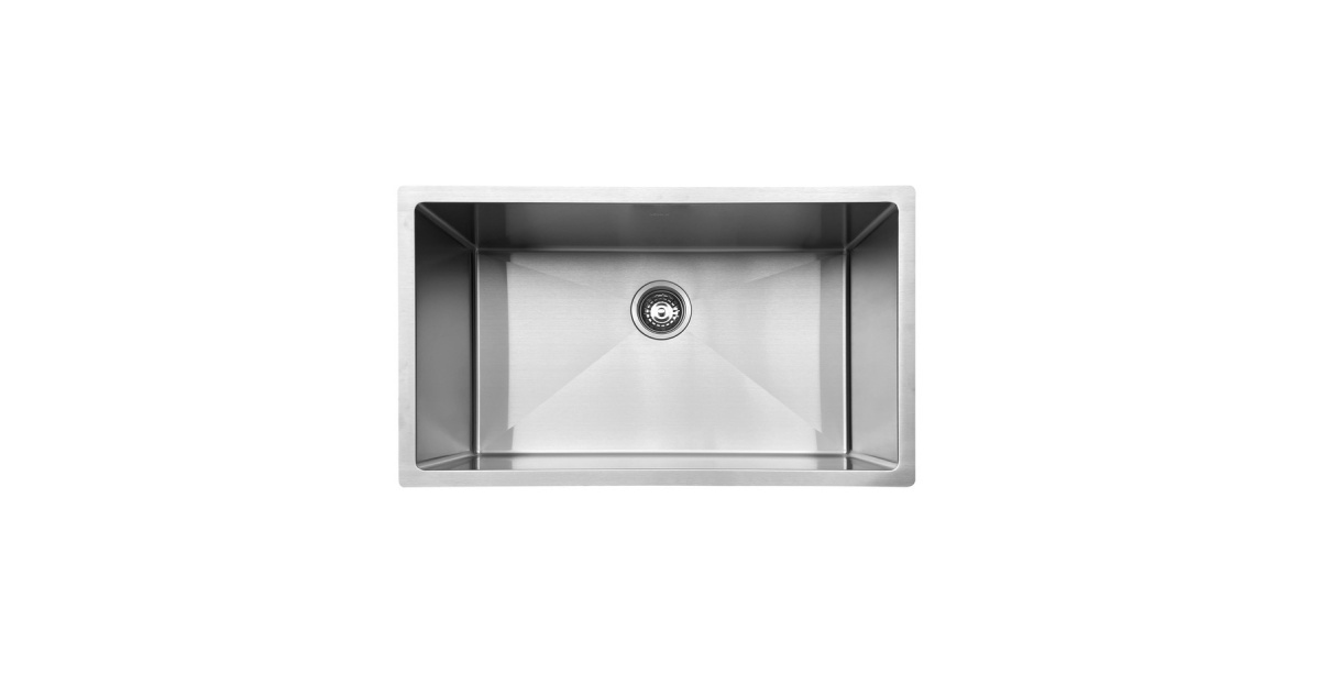 HU3018S Undermount Single Bowl Stainless Steel Sink For Kitchen