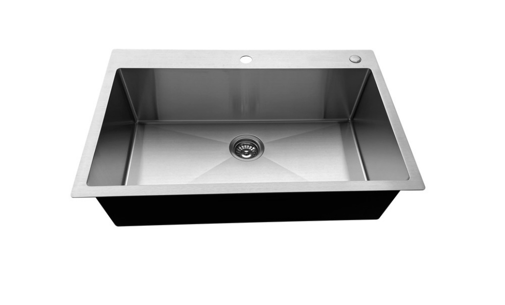 HT3322S Topmount Single Bowl Stainless Steel Sink For Kitchen