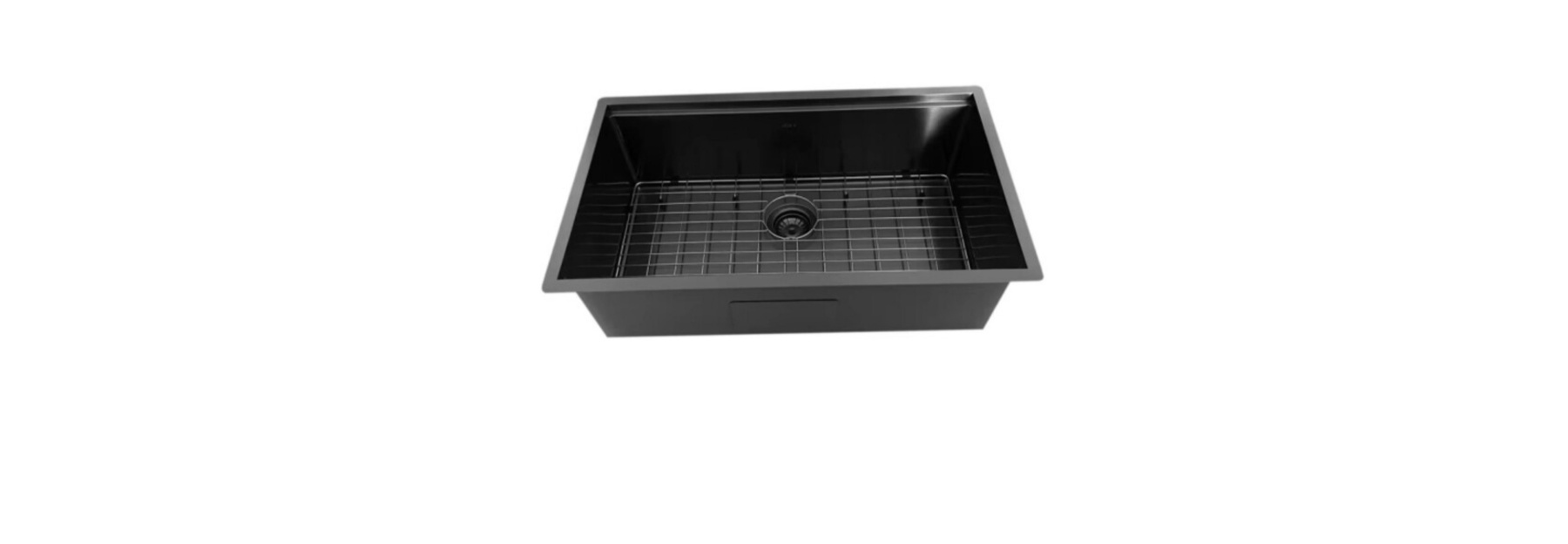3219S(Black) Undermount Single Bowl Stainless Steel Workstation Sink For Kitchen