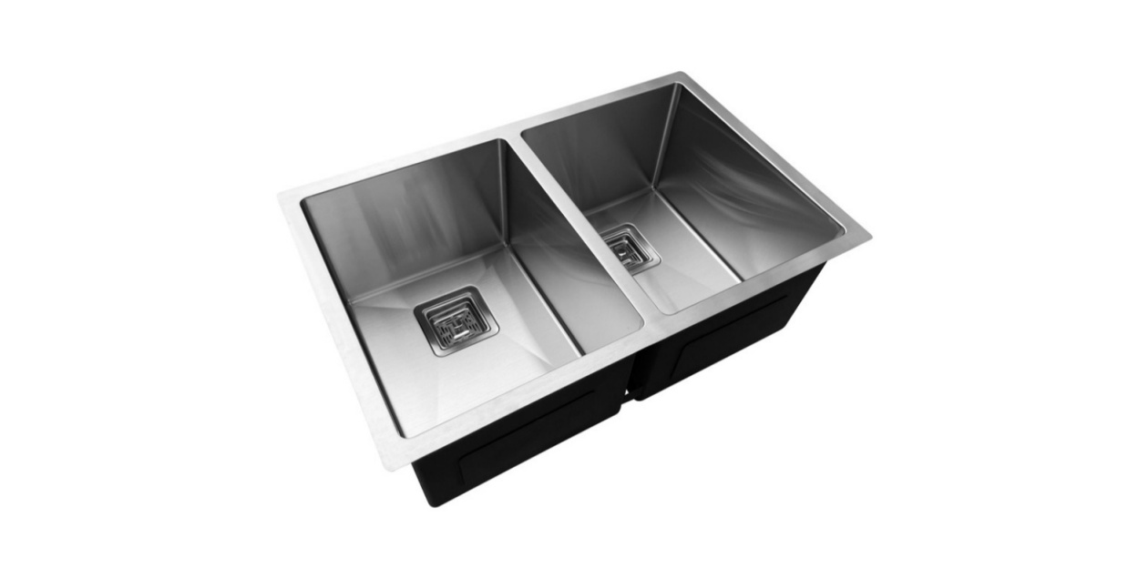 HU2818H Undermount Double Bowl Stainless Steel Sink For Kitchen