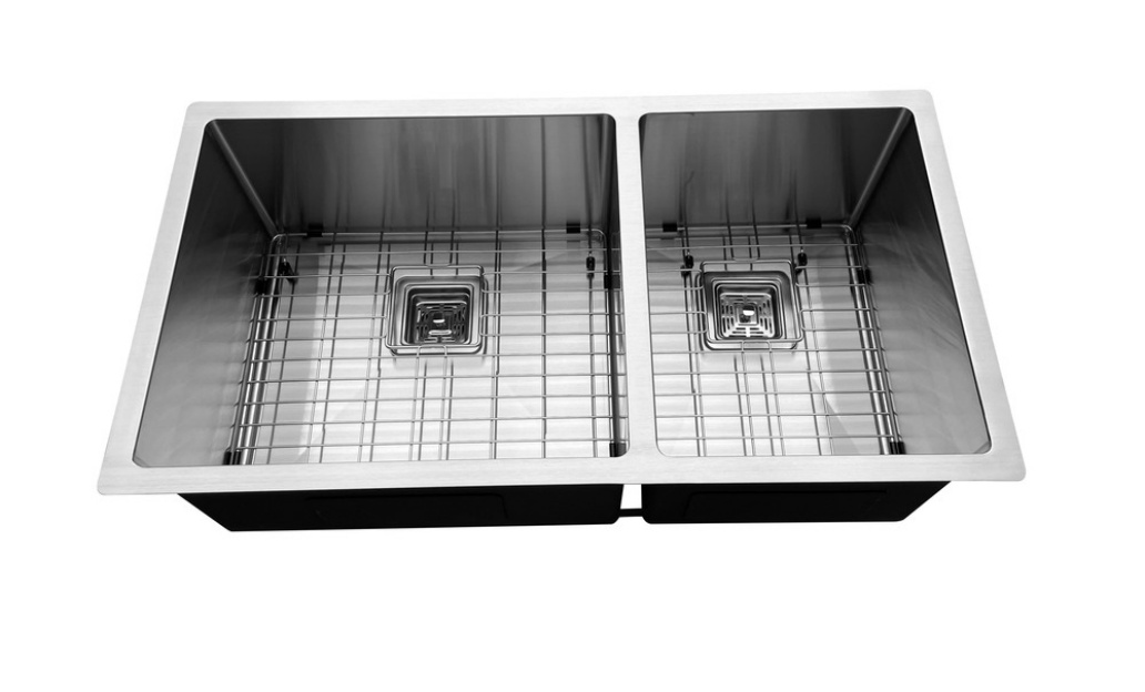 HU3318O 6040 Undermount Double Bowl Stainless Steel Sink For Kitchen