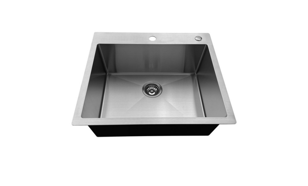 HT2522S Topmount Single Bowl Stainless Steel Sink For Kitchen