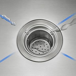 HT1515S Topmount Single Bowl Stainless Steel Sink For Kitchen
