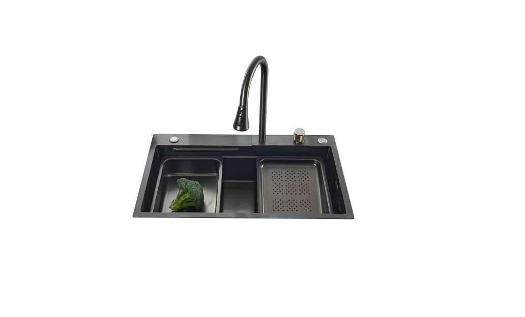FeiYu 1st Topmount Single Bowl Stainless Steel Workstation Sink For Kitchen
