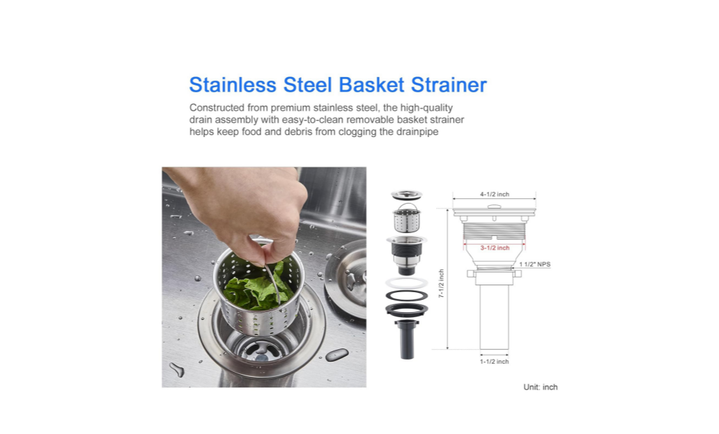 HT1515S Topmount Single Bowl Stainless Steel Sink For Kitchen