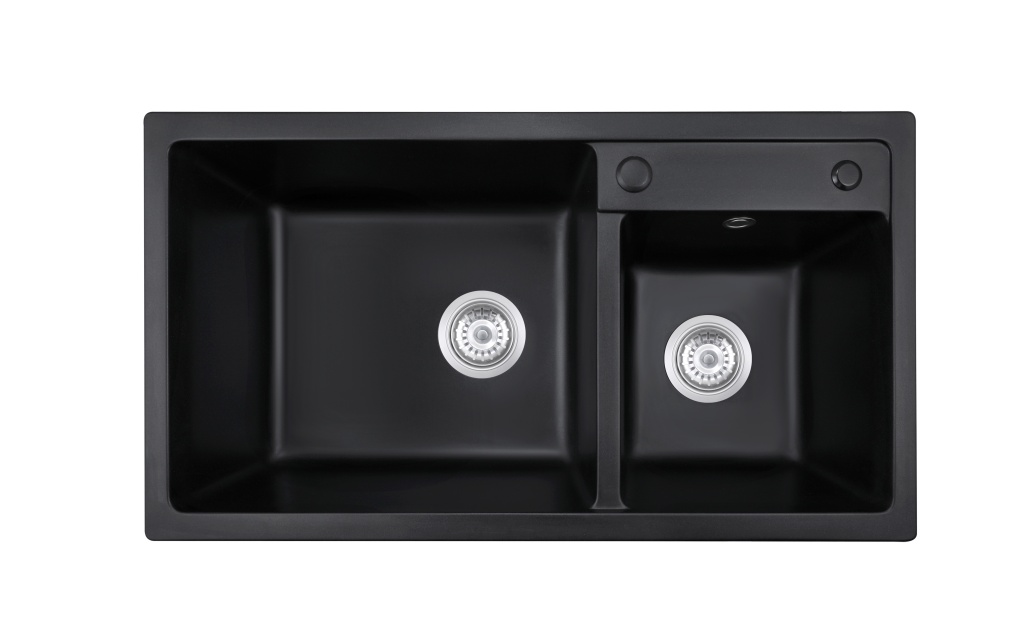 BLM-GT8145D Topmount Double Bowl Quartz Sink For Kitchen