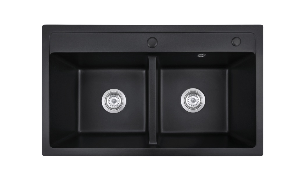 BLM-GT7947D Topmount Double Bowl Quartz Sink For Kitchen