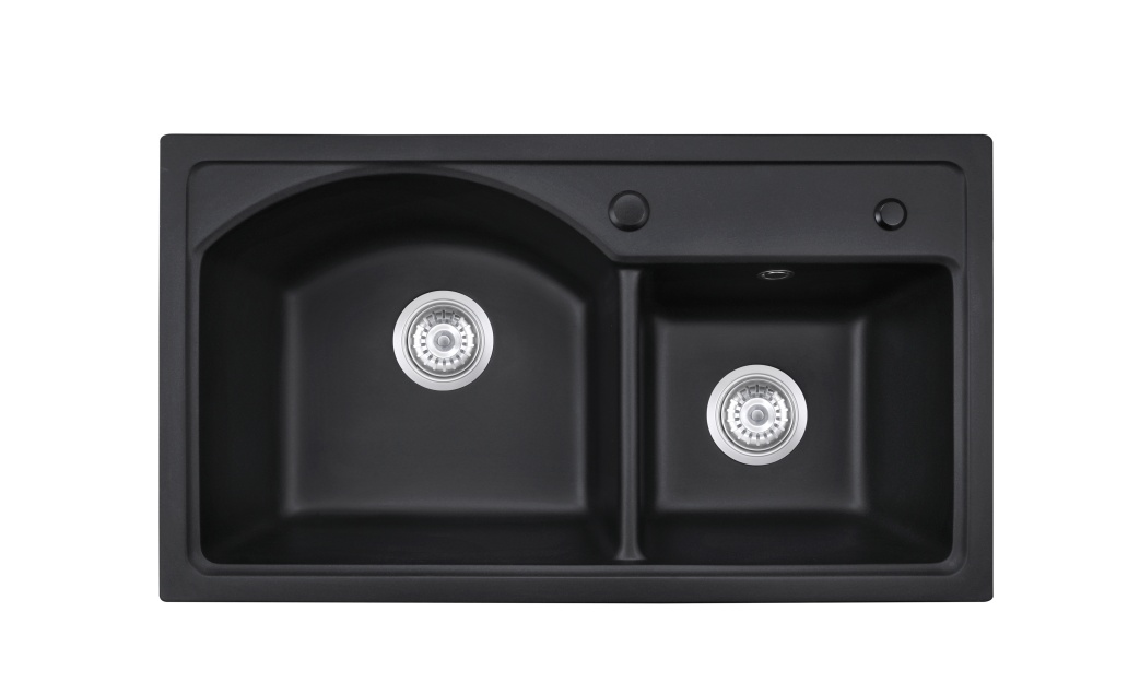 BLM-GT7844DA Topmount Double Bowl Quartz Sink For Kitchen