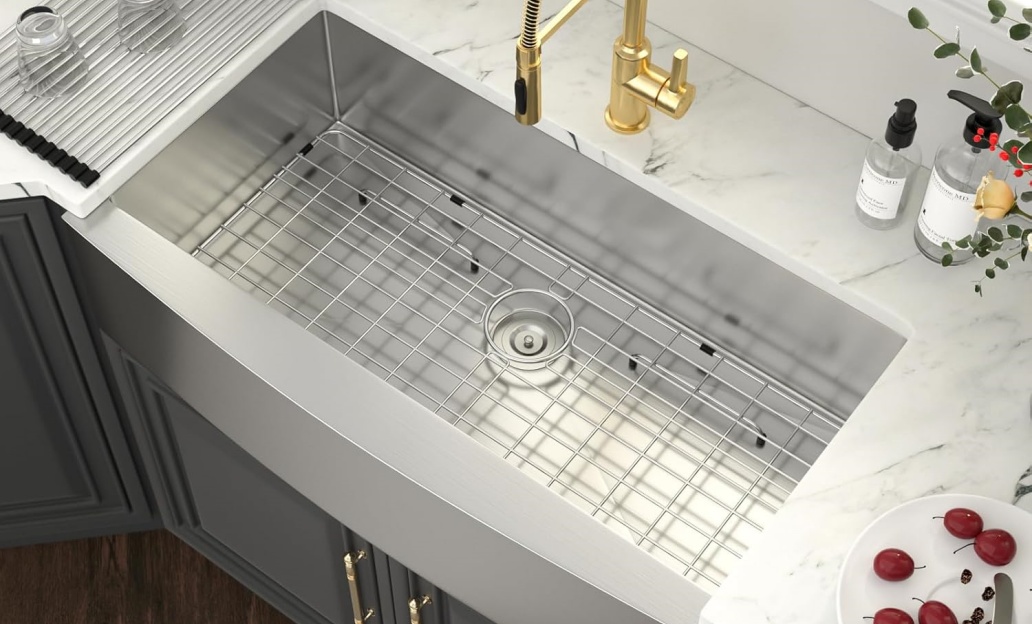 HU2421S Undermount Single Bowl Stainless Steel Sink For Kitchen