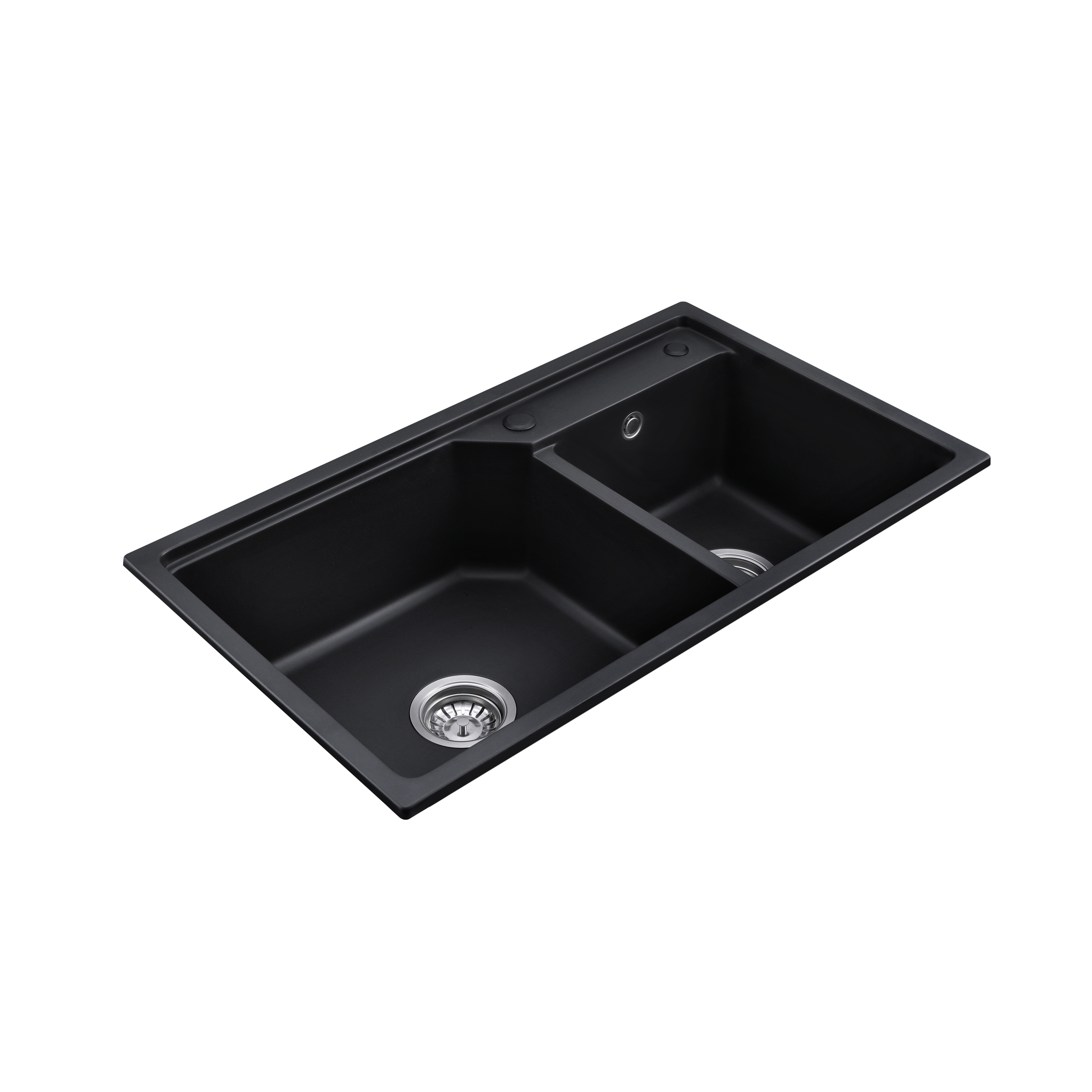 BLM-GT8047D Topmount Double Bowl Quartz Sink For Kitchen