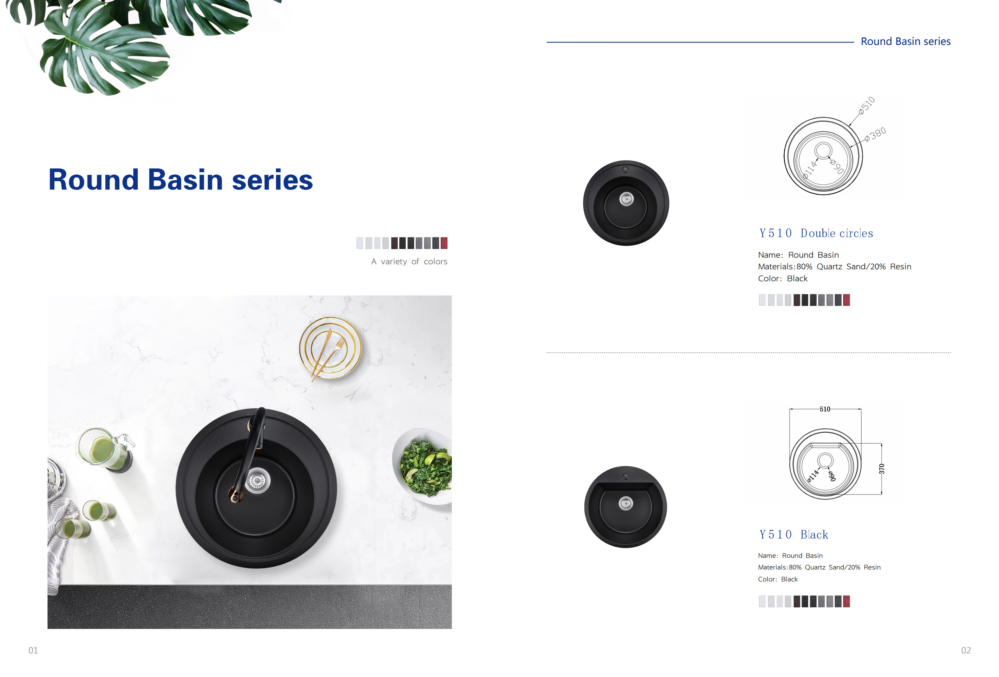 BLM-GT510SR1 Topmount Single Bowl Quartz Sink For Kitchen