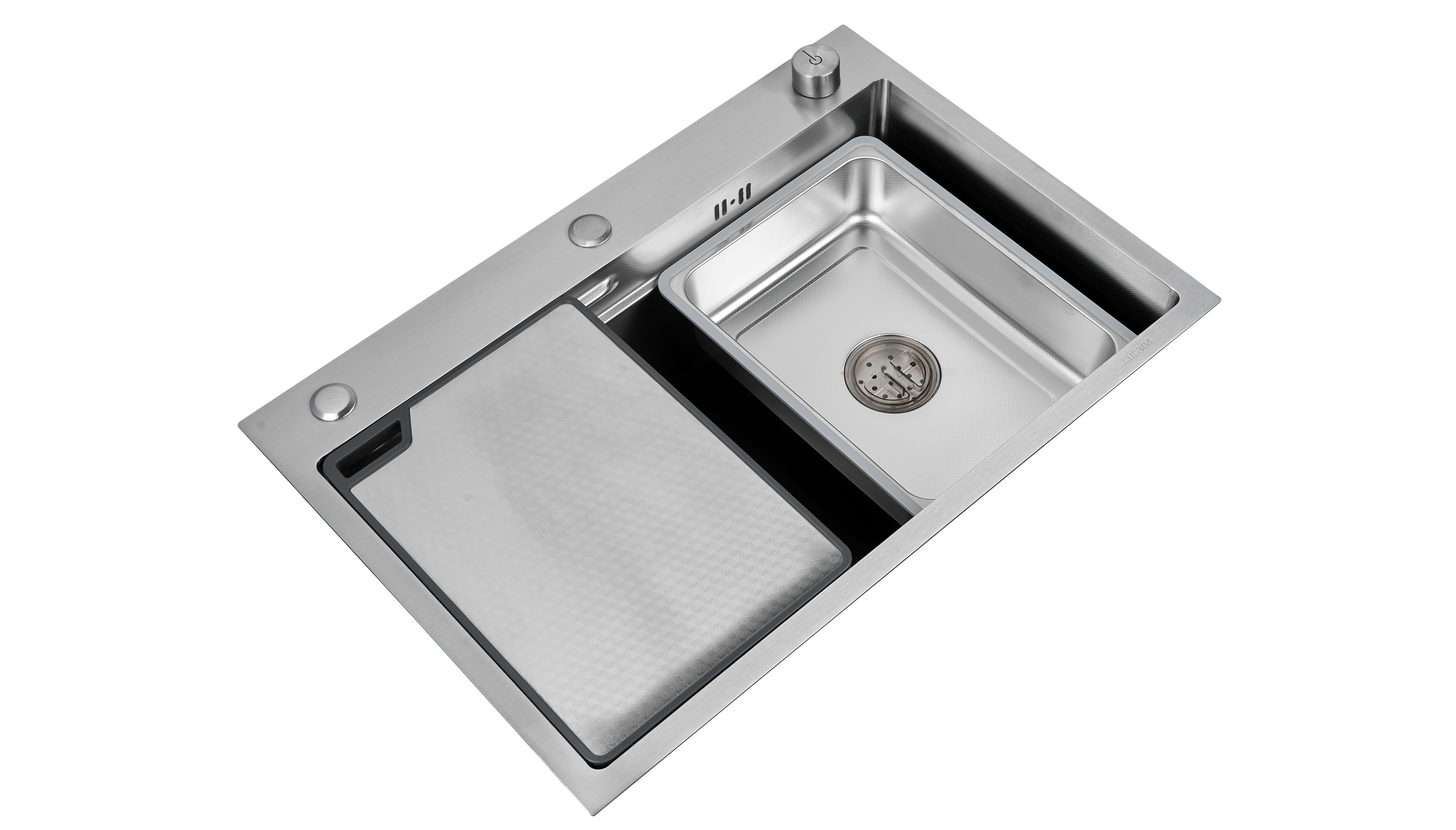 P30-7546 Topmount Single Bowl Stainless Steel Sink For Kitchen