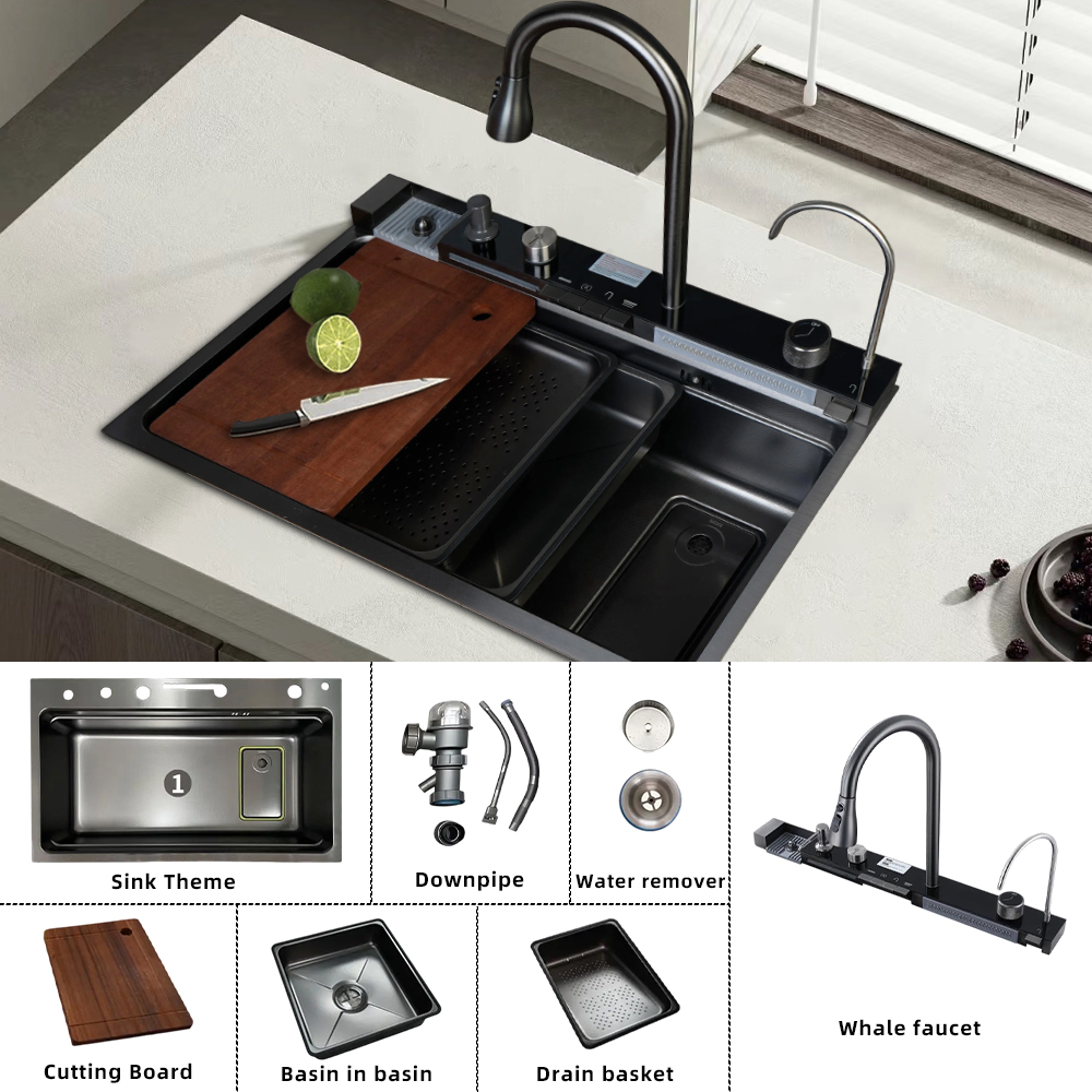 Whale2918S Topmount Single Bowl Stainless Steel Sink For Kitchen