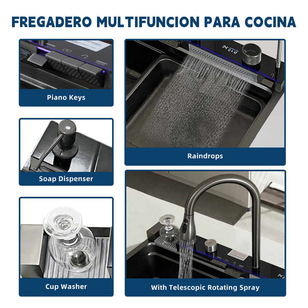 Whale2918S Topmount Single Bowl Stainless Steel Sink For Kitchen