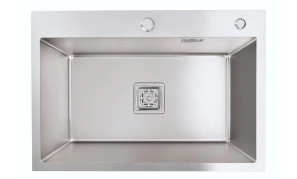 440*440*220mm Hot Sale Custom Size Color Sink Manufacturer Single Bowl Kitchen Sink Nano Silver Handmade Sink