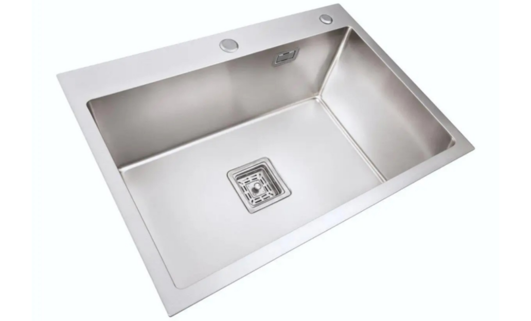 440*440*220mm Hot Sale Custom Size Color Sink Manufacturer Single Bowl Kitchen Sink Nano Silver Handmade Sink