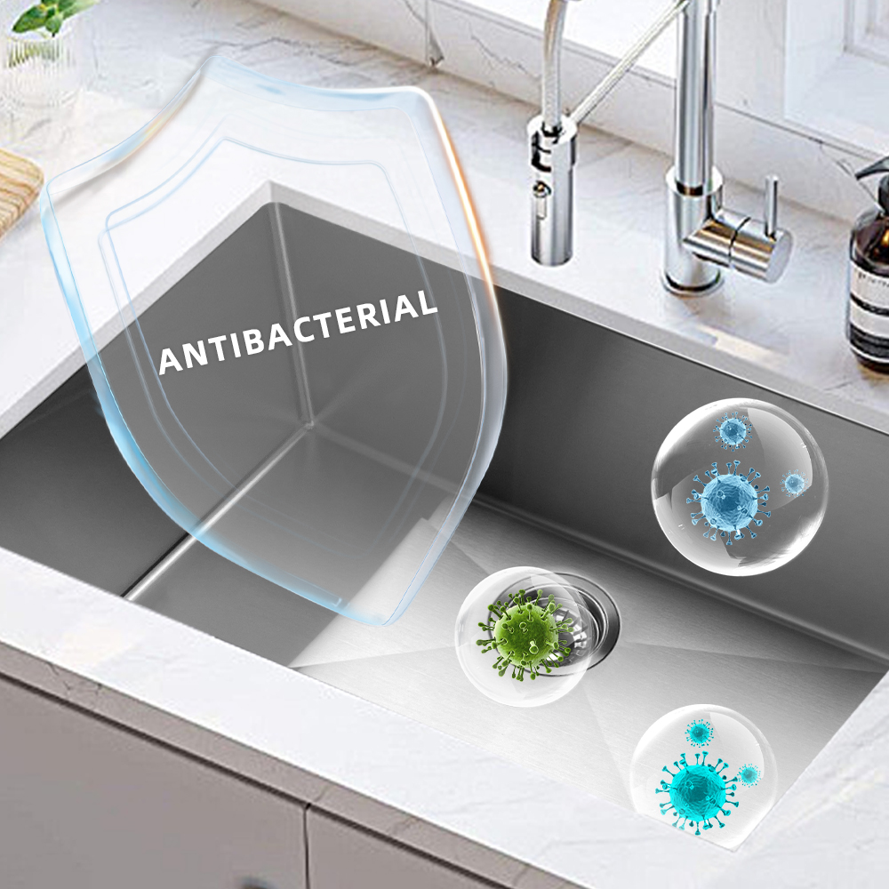 Stainless Steel 30 Inch Undermount Single Bowl 18 Gauge Kitchen Sink Stainless Steel Multifunctional Modern Kitchen SUS304 30*18*10'' Sink With Accessories