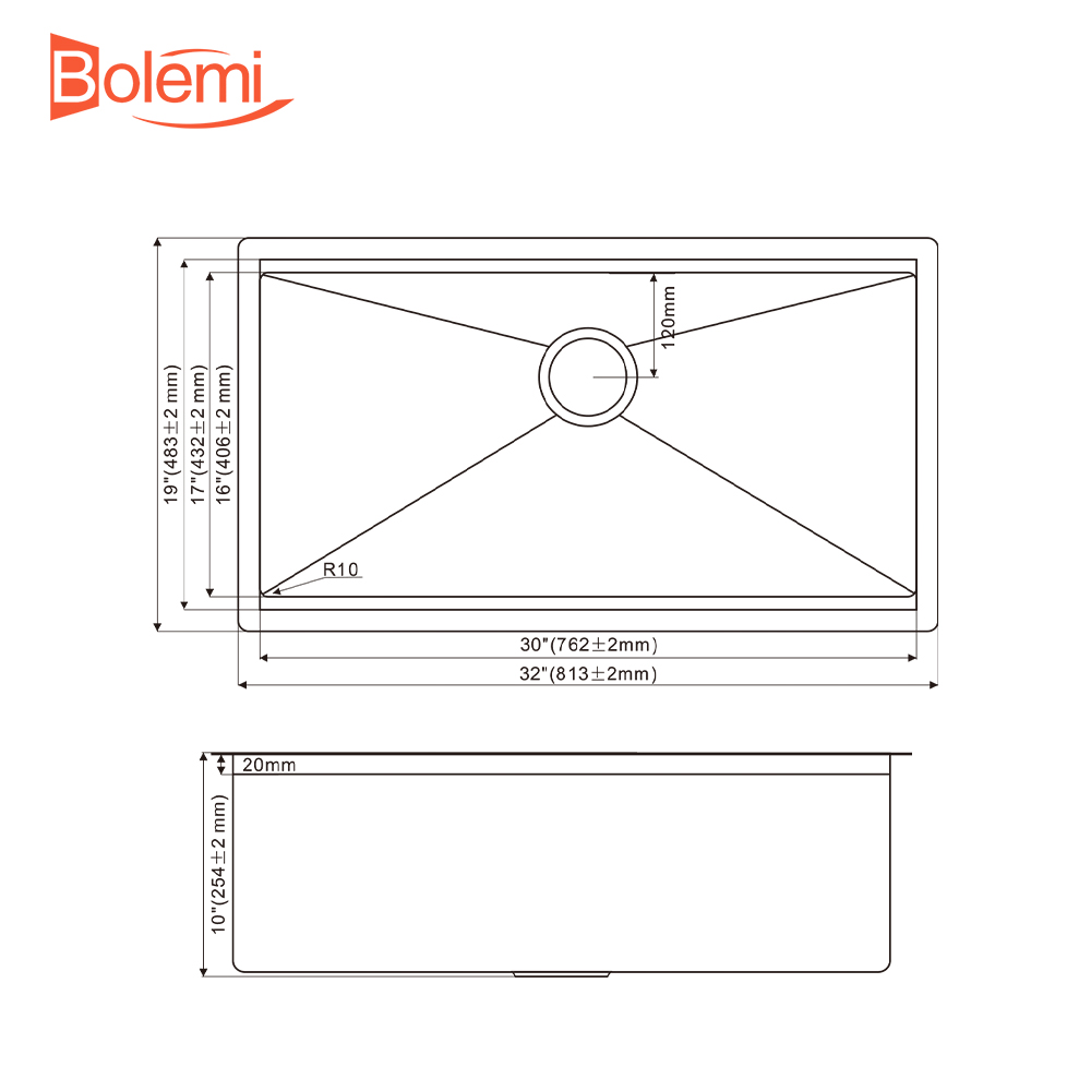 Stainless Steel Single Bowl Kitchen Sink Undermount 18 Gauge Workstation Handmade Sink Silver 30 Inch SUS304 Kitchen Sink Multifunction Sink With Accessories